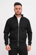 Кофта на замке спортивная K.O.R 3799 Черный (black) 3XL - изображение 1