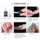 Клей Nail Glue флакон 3 г. водостойкий для накладных ногтей, типс, страз, декора, Прозрачный - изображение 9