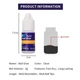 Клей Nail Glue флакон 3 г. водостойкий для накладных ногтей, типс, страз, декора, Прозрачный - изображение 10