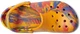 Дитячі кроксі класик помаранчеві для хлопчика Crocs Kids' Classic Marbled Clog - зображення 9