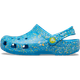 Дитячі крокси для дівчинки Crocs Kids Classic Splatter Paint Clog Marina/Multi (38-39, блакитні) - зображення 2