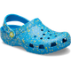 Дитячі крокси для дівчинки Crocs Kids Classic Splatter Paint Clog Marina/Multi (38-39, блакитні) - зображення 3