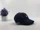 Кепка Бейсболка Мужская Женская Polo Ralph Lauren с тканевым ремешком Темно-Синяя с Белым лого - изображение 2