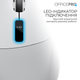 Компьютерная мышь OFFICEPRO M398G Silent Click Wireless Gray - изображение 6