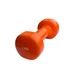 Гантель для фитнеса с виниловым покрытием Generation Fitness FF51D3B-1.5kg (оранжевая) - изображение 1