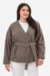 Жакет LOTTE коричневого кольору 4XL/5XL (3044047) - изображение 2