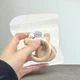 Деревянный грызунок-прорезыватель Мишка для младенцев экологичный из цельной древесины бук безопасный для первых зубов развивающий аксессуар 1 шт - изображение 2