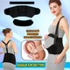 Бандаж для беременных дородовой и послеродовой Energy Prenatal Belt S10 эластичный на с резинкой через спину Черный - изображение 1