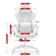 Геймерське крісло екошкіра Hell's Chair HC- 1000 White - изображение 3