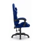 Геймерське крісло тканинне Hell's Chair HC-1000 Dark Blue - изображение 3