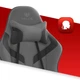 Геймерське крісло Hell's Chair HC-1007 Grey Black - изображение 3