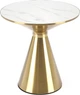 Столик Halmar Tribeca Білий мармур / Золотий (5905248127029) - зображення 1