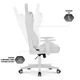 Геймерське крісло Hell's Chair HC-2001 White Black - изображение 8