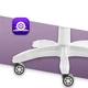 Геймерське крісло тканинне Hell's Chair HC-1000 Purple - изображение 7