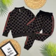 Костюм для хлопчика GUCCI (зипка+джогери) 122-128 см чорний - зображення 2