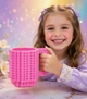 Оригінальна кружка-конструктор Build-On Brick Mug 350 мл для напоїв креативний подарунок Рожевий - зображення 5