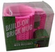 Оригінальна кружка-конструктор Build-On Brick Mug 350 мл для напоїв креативний подарунок Рожевий - зображення 8