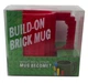 Кухоль-конструктор Build-On Brick Mug для напоїв оригінальний подарунок 350 мл Червоний - зображення 7