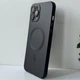 Чохол Matte Silicone MagSafe для Apple iPhone 11 Pro Max , Чорний - зображення 2
