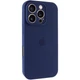 Чохол Silicone Case Full Camera Protective (AA) для Apple iPhone 16 Pro Max (6.9") Синій / Deep navy - изображение 1