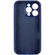 Чохол Silicone Case Full Camera Protective (AA) для Apple iPhone 16 Pro Max (6.9") Синій / Deep navy - изображение 4