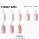 База Adore Professional камуфлююча для нігтів French base №09 Milky молочна 15 мл - зображення 5