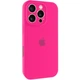 Чохол Silicone Case Full Camera Protective (AA) для Apple iPhone 16 Pro Max (6.9") Рожевий / Barbie pink - зображення 1