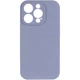 Чохол Silicone Case Full Camera Protective (AA) для Apple iPhone 16 Pro Max (6.9") Сірий / Lavender Gray - изображение 3