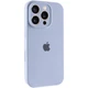 Чохол Silicone Case Full Camera Protective (AA) для Apple iPhone 16 Pro Max (6.9") Блакитний / Lilac Blue - зображення 1