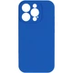 Чохол Silicone Case Full Camera Protective (AA) для Apple iPhone 16 Pro Max (6.9") Синій / Capri Blue - изображение 3