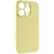 Чохол Silicone Case Full Camera Protective (AA) для Apple iPhone 16 Pro Max (6.9") Жовтий / Mellow Yellow - изображение 5