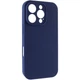 Чохол Silicone Case Full Camera Protective (AA) для Apple iPhone 16 Pro Max (6.9") Синій / Deep navy - изображение 2