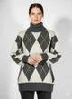 Свитер H&M L Серый 0804154_ромбик - изображение 1