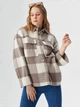 Сорочка картата H&M S Бежевий 1087378_беж - зображення 1