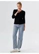 Чоловічий лонгслів H&M S Чорний 31-0522_закруч.ворот - зображення 2