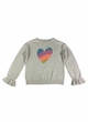 Джемпер H&M 110/116 Молочний 1069224_серце - зображення 1