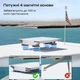 Кронштейн на магнитах E-NET SMM-02 White на крышу автомобиля для Starlink Mini (73-00901) - изображение 14