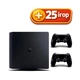 Консоль Sony PlayStation 4 SLIM 1TB Black ПО12 обслуженая + 2 Геймпада беспроводных DualShock 4 + 25 игр + гарантия Б/У - изображение 1
