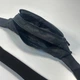 Поясная сумка бананка M-KET мужская 29x15 см черная с тремя карманами и регулируемым ремнем - изображение 5