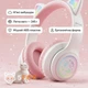 Бездротові навушники дитячі Bluetooth з мікрофоном PProove Kids Neko |BT6.0/AUX, 100H| Котячі вушка white - зображення 5