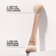 Двосторонній пензлик для обличчя Patrick Ta Dual-Ended Blush Brush No.3 - зображення 2
