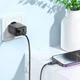 Сетевое зарядное устройство Hoco Premium 30W/3A PD Type-C + USB-A — быстрая зарядка для смартфона и планшета - изображение 9