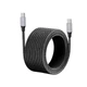 Кабель Type-C USB 3.0 100W (5A) Fast Charging 2м – Нейлоновий кабель для зарядки та передачі даних Stone ST-UB316 2м - зображення 1
