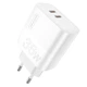 Мережевий зарядний пристрій WUW C194 PD36W (2*Type-C) white - зображення 1