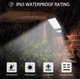 Уличный фонарь на столб Solar sensor light BK-120-8COB-B с датчиком движения и солнечной панелью - зображення 6