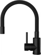 Кухонна мийка Kernau KGS Q 5062 1B1D Deep Black з краном KWT 40 Elastic Matt Black - зображення 2