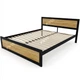 Кровать двухспальная RoMax Loft 160х200 Дуб Сонома/Черный - изображение 1
