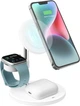 Bezprzewodowa stacja ładująca SBS 3-w-1 15W MagSafe White (TEWIRMAG3IN1) - obraz 1