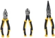 Набір інструментів шарнірно-губцевих DeWALT LASER HARDENED плоскогубці, дліногубци, кусачки 3шт - изображение 1