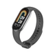 Силіконовий ремінець Original Design для Xiaomi Mi Band 5 / Mi Band 6 / Mi Band 7 Dark grey - зображення 1